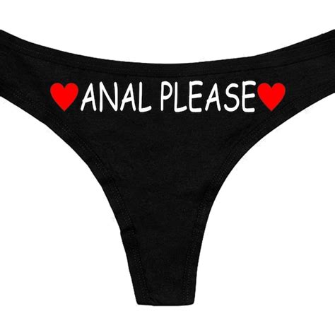 Anal Please Underwear Etsy