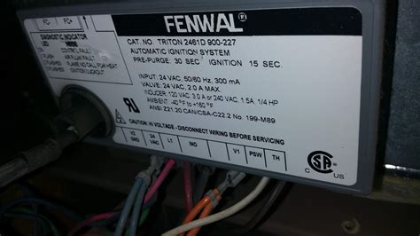 fenwal ignition module wiring diagram fenwal ignition controller series   process