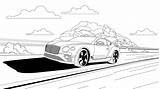 Coloring Bentley Pages Continental Gt Automobile Book Spec Own Star These Versions Res Links Each Below High sketch template