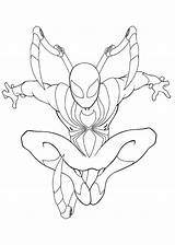 Homecoming Spiderman Coloring Pages Printable Spider Man Color Getcolorings sketch template