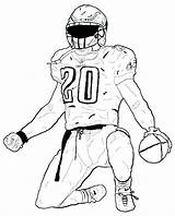 Coloring Nfl Pages Print Color Getcolorings Printable sketch template