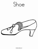 Schuhe Ausmalbilder Ausmalbild Getdrawings Twistynoodle sketch template