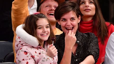 katie holmes and suri cruise twin in matching outfits stylecaster