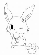 Coloring Pages Pet Jewel Jewelpet Pets Sparkling Ribbon Popular sketch template