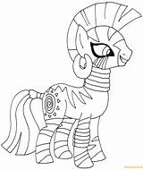Pony Coloring Little Pages Zecora Printable Color Drawing Template Print Fluttershy Equestria Girls Supercoloring Book Prints Getdrawings Kids sketch template