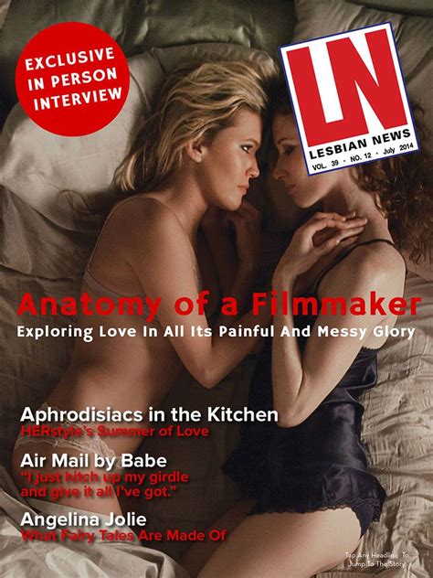 Lesbian News July 2014 Issue Anatomy Of A Love Seen