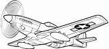 Coloring Pages 51 Mustang P51 Printable Airplane Getcolorings Color Choose Board sketch template