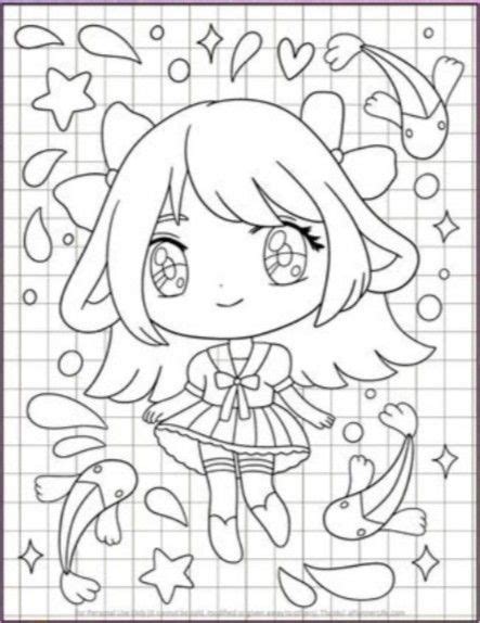 pin    coloring pages chibi happy easter