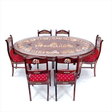 oval dining table   chairs   price  hyderabad telangana