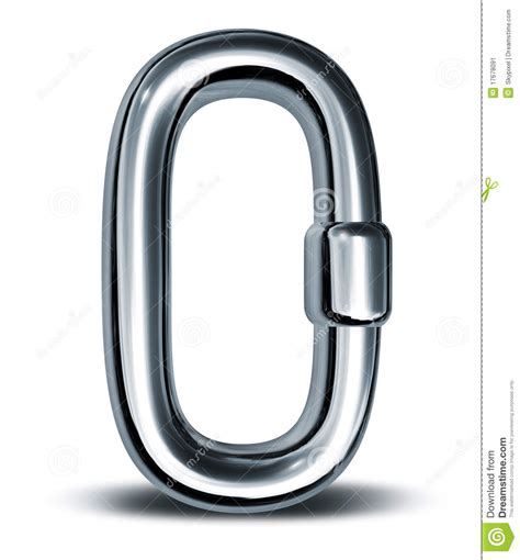 chain link single unbroken strong stock illustration image