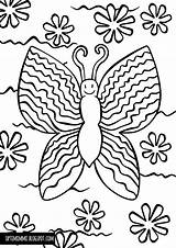 Värityskuva Perhonen Butterfly Coloring Täällä Quality  High sketch template