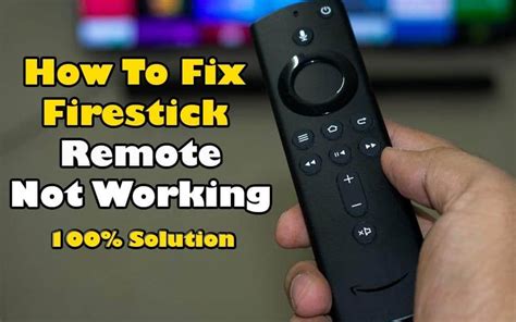 fixed firestick remote  workingpairing issues
