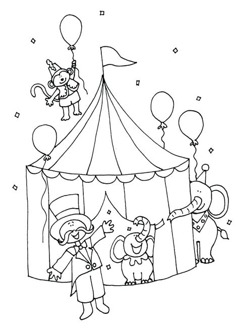 circus coloring pages  getcoloringscom  printable
