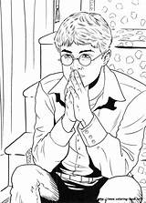 Coloring Potter Harry Pages Book Ginny Info Coloriage Comments Print Coloringhome sketch template
