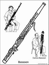 Bassoon Drawing Paintingvalley sketch template