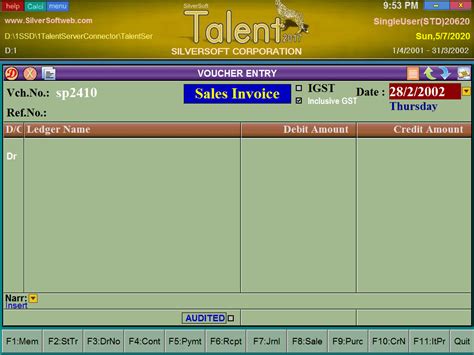 silversoft talent accounting software