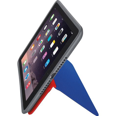 logitech anyangle folio case  ipad mini bluered