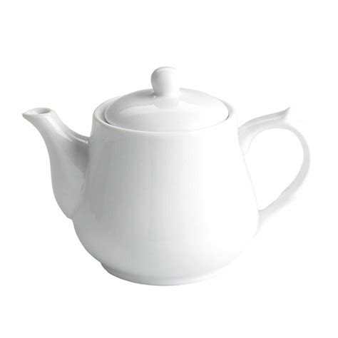 moonlight porcelain tea pot white ml  drinkstuff