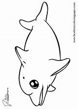 Dolphin Coloring Pages Baby Cute Dolphins Draw Color Print Cliparts Adults Printable Clipart Kids Bratz Step Shape Heart Simple Getcolorings sketch template