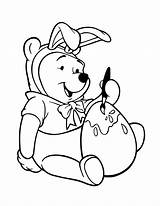 Pooh Winnie Coloring Pages Easter Printable Coloriage Colouring Sheets Disney Friends Ourson Drawings Print Kids Noel Winni Christmas Visit Dessin sketch template