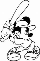 Coloring Baseball Mickey Playing Pages Mouse Wecoloringpage Brutus Buckeye Sports Sheets Disney Drawing Printable Game Girl Getdrawings sketch template