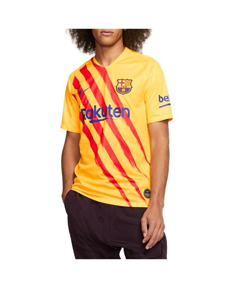 camiseta  fc barcelona  amarillo