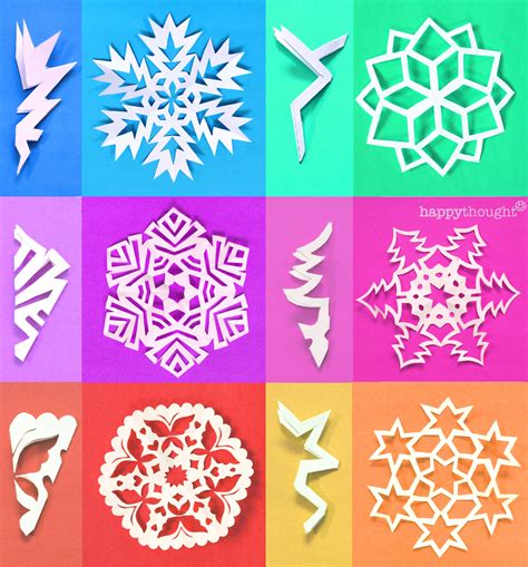 snowflake paper templates web  step  step tutorial   paper