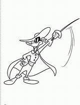 Duck Daffy Coloring Pages Characters Cartoon Looney Tunes Comments Library Clipart Coloringhome sketch template