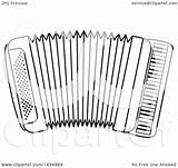 Accordion Clipart Musical Illustration Royalty Lal Perera Vector Clip sketch template