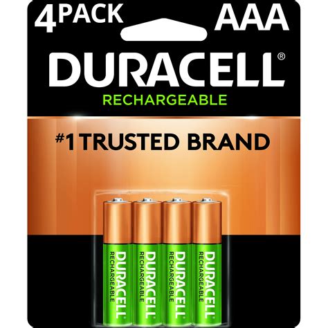 duracell rechargeable aaa batteries pre charged  triple  battery  pack walmartcom