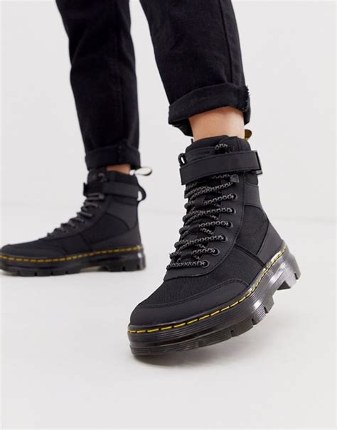 dr martens combs tech utility ankle boots  black asos boots womens boots ankle womens boots