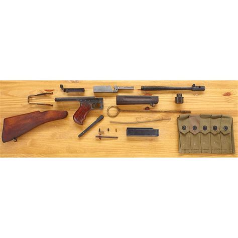 thompson submachine gun parts kit  tactical rifle