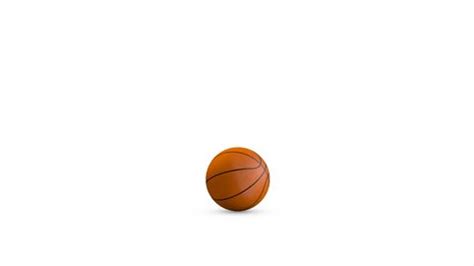 basketball rolling  cam stock footage video  royalty