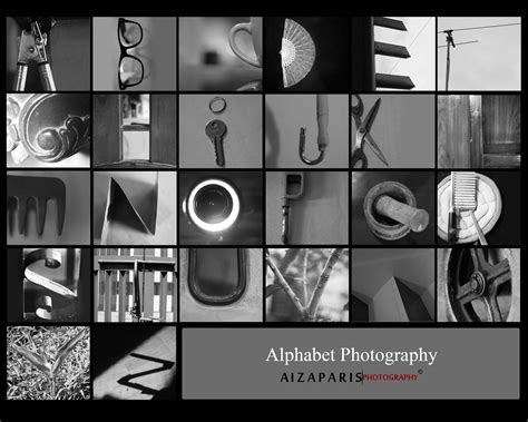 alphabet photography alphabet  letter art
