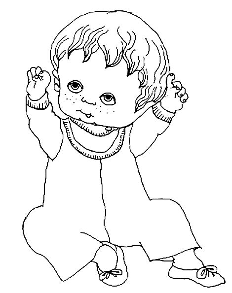 coloring page baby coloring pages