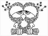 Coloring Pages Owl Print Printable Getcolorings sketch template