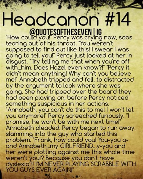 The 7 React To Percy Jackson Memes Headcanons Cheating