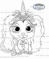 Besties Pages Unicorn Coloring Digi Enchanted Xo Tm Maddy Magical Stamp Instant Dolls sketch template