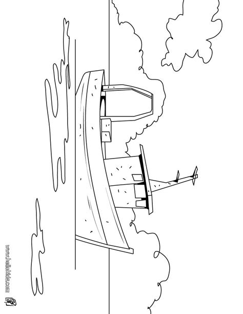 boat coloring pages fishing boat