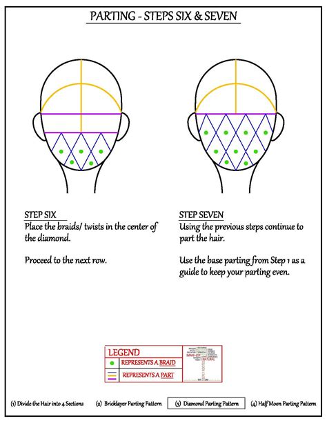 parting  hair diamond parting pattern parting hair hair patterns natural hair styles