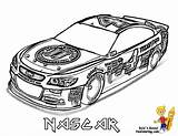 Coloring Pages Cars Sports Car Nascar Race Sport Mega sketch template