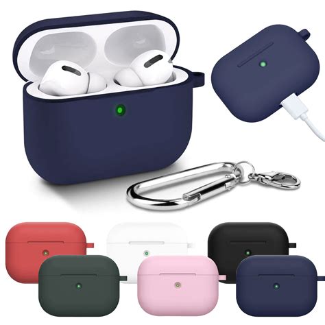 eeekit case compatible  airpods pro case silicone wireless earbuds case protective cover