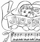 Jingle Bells Music Sheet Coloring Christmas Printable Graphicsfairy Thumb Fairy Graphics sketch template