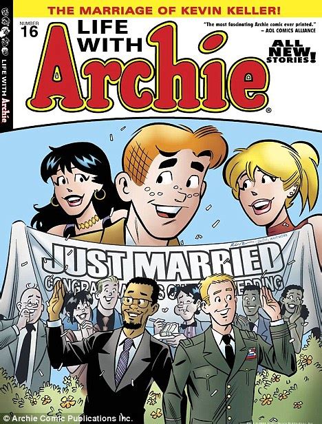 archie comics features front cover of first ever gay wedding daily mail online