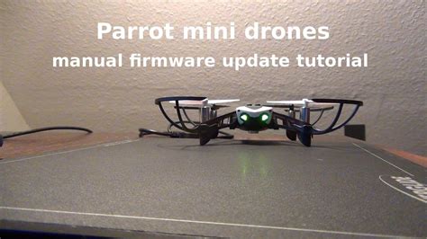 parrot mini drones manual firmware update tutorial spider mambo swing hydrofoil