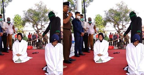 2 indonesian women receive 100 lashes each in public for online pimping