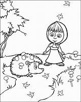 Masha Bear Coloring Pages Color Kids Colorir Print Book Sheets sketch template