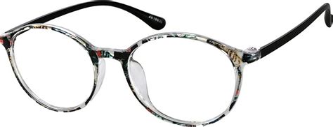 Zenni Round Prescription Eyeglasses Pattern Tortoiseshell Tr 2018639