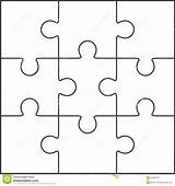 Jigsaw Blank 3x3 Jig Regard Puzzles Addictionary Vorlagen sketch template