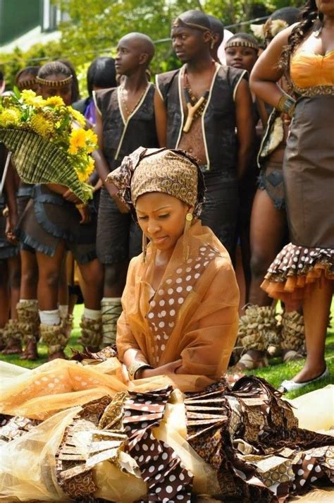 Tswana South Afrika African Bride African Traditions African